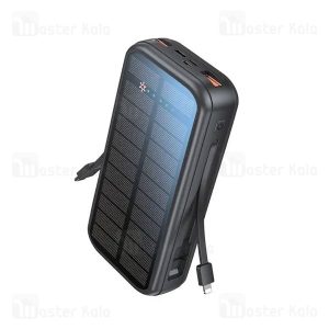 پاوربانک خورشیدی 20هزار میلی آمپرساعت گرین لاین مدلSOLAR2