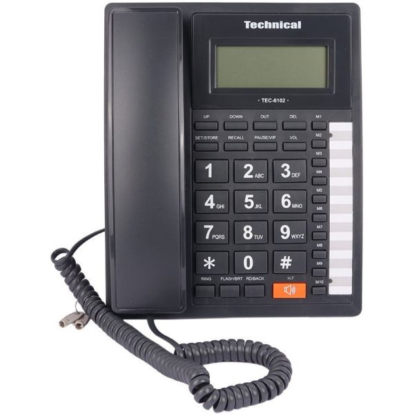 تلفن رومیزی تکنیکال مدل TEC-6102